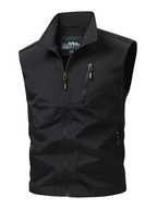 Gilet utilitaire zippé pour hommes