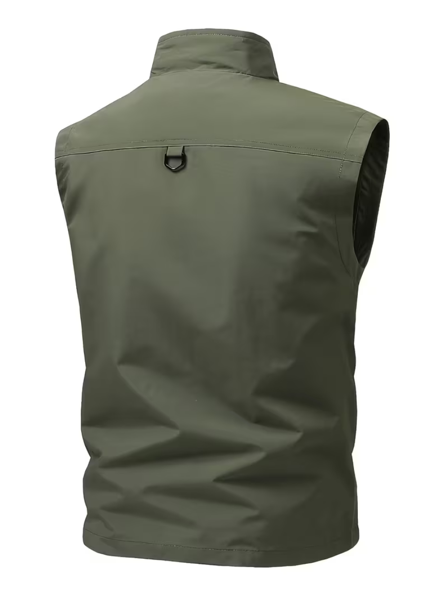 Gilet utilitaire zippé pour hommes