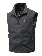 Gilet utilitaire zippé pour hommes