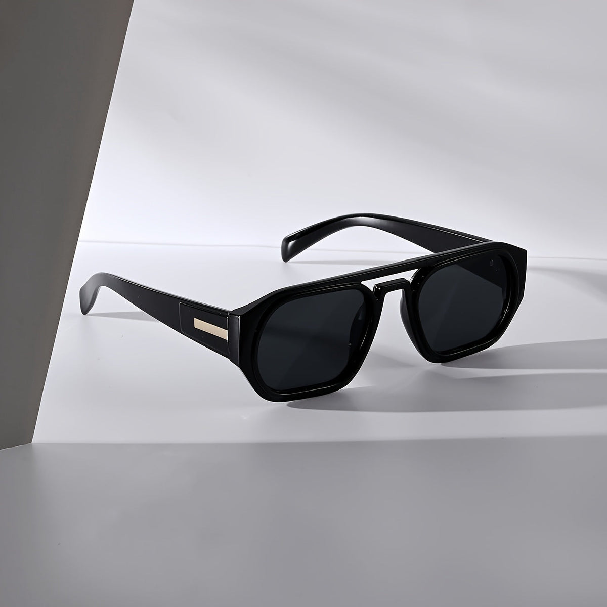 Lunettes à double pont pour hommes