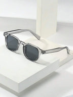 Lunettes de soleil homme à monture octogonale