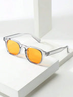 Lunettes de soleil homme à monture octogonale