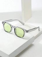 Lunettes de soleil homme à monture octogonale