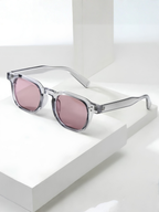 Lunettes de soleil homme à monture octogonale
