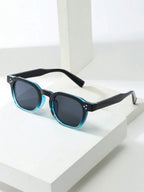 Lunettes de soleil homme à monture octogonale