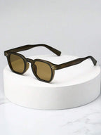 Lunettes de soleil homme à monture ronde