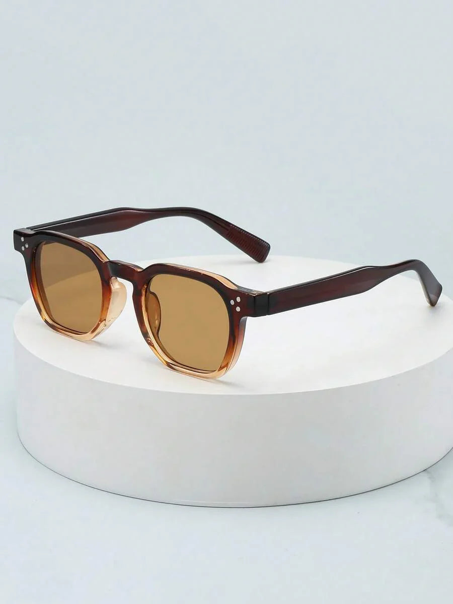 Lunettes de soleil homme à monture ronde