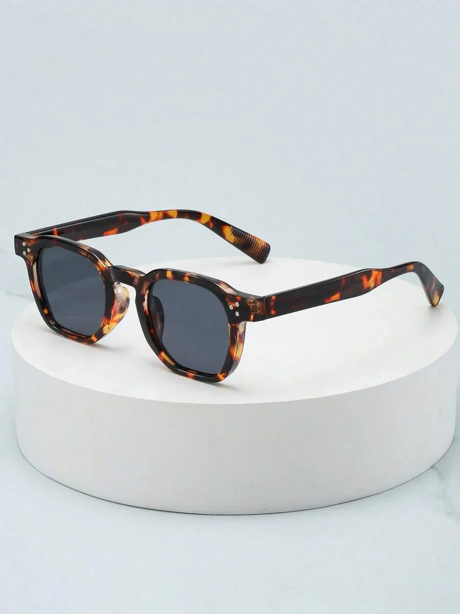 Lunettes de soleil homme à monture ronde