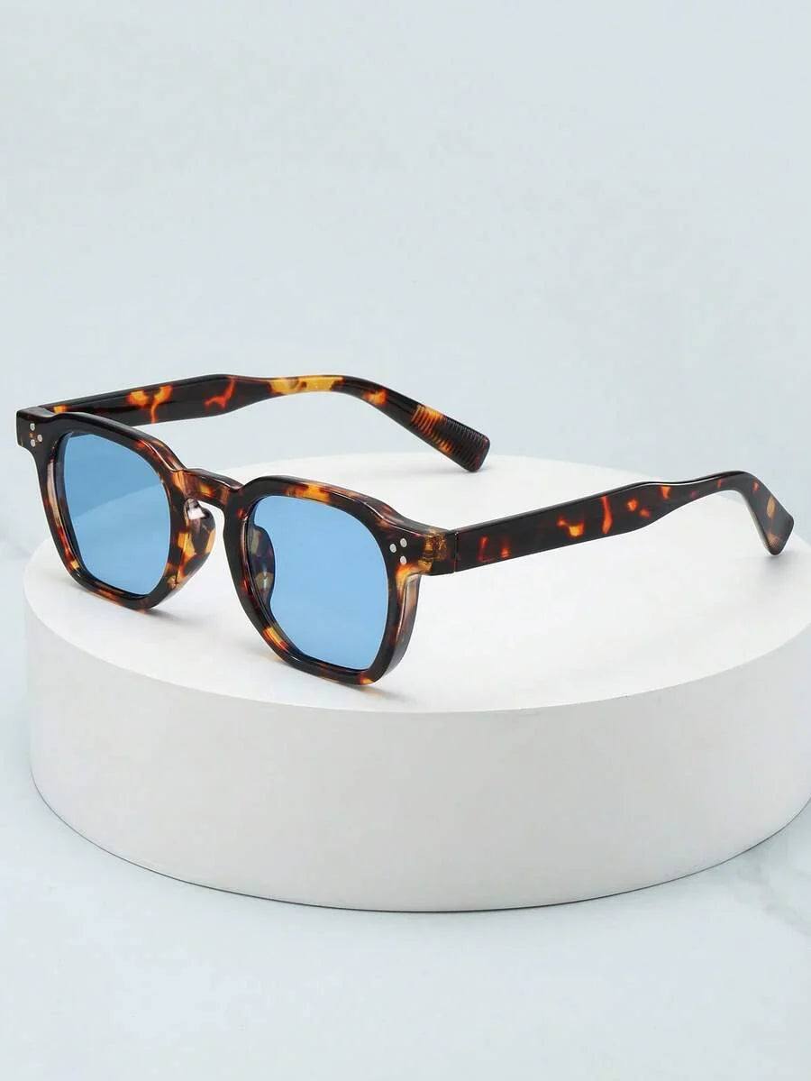 Lunettes de soleil homme à monture ronde