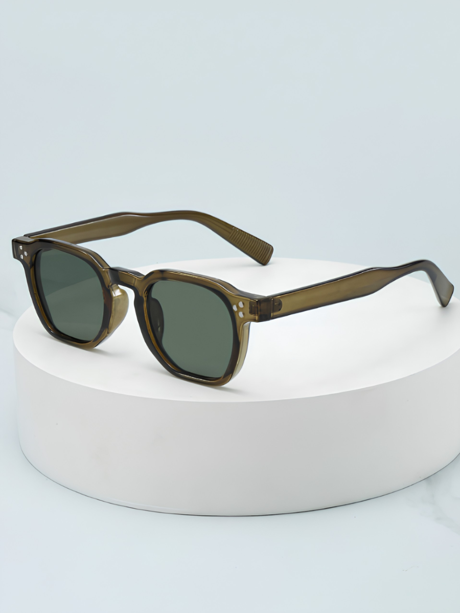 Lunettes de soleil homme à monture ronde