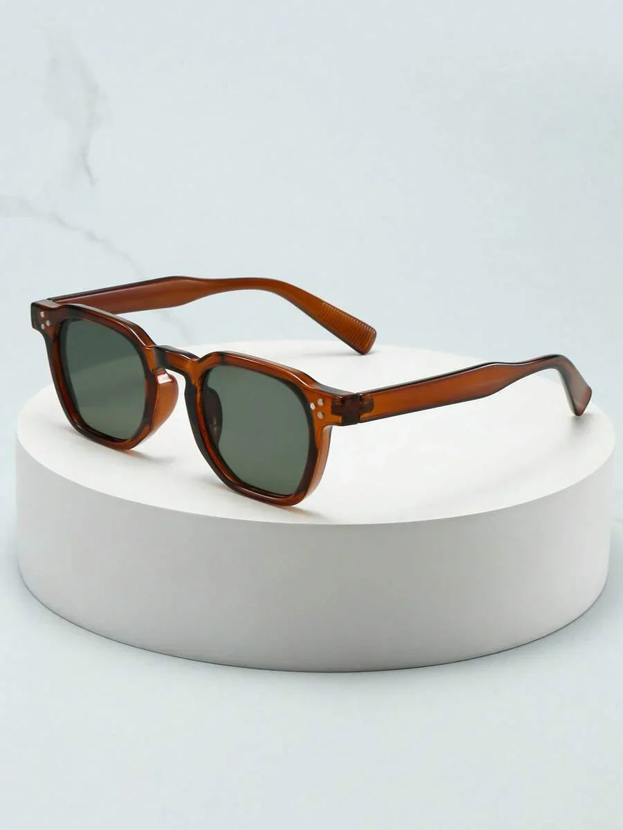 Lunettes de soleil homme à monture ronde