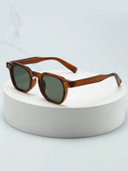 Lunettes de soleil homme à monture ronde