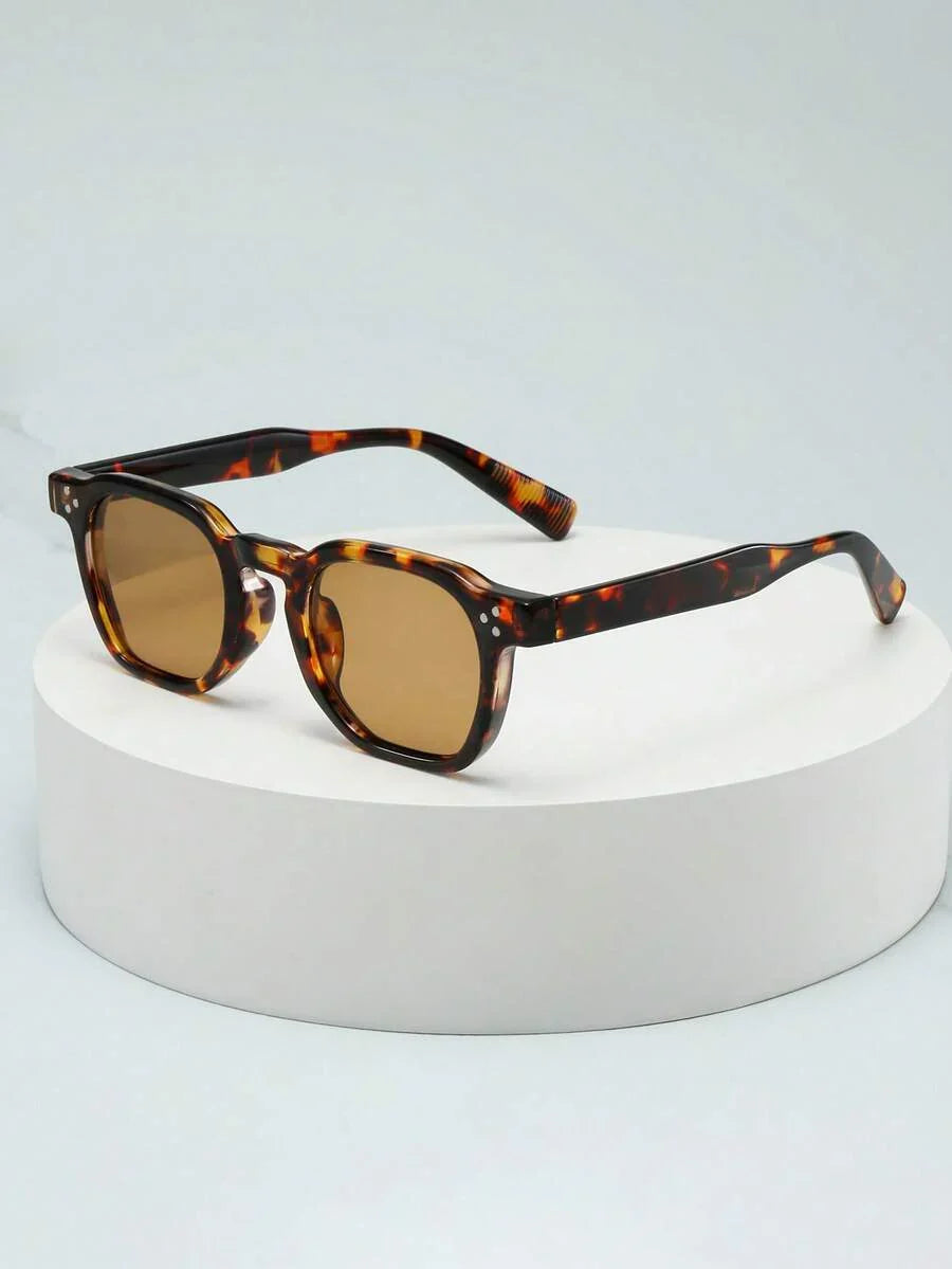 Lunettes de soleil homme à monture ronde