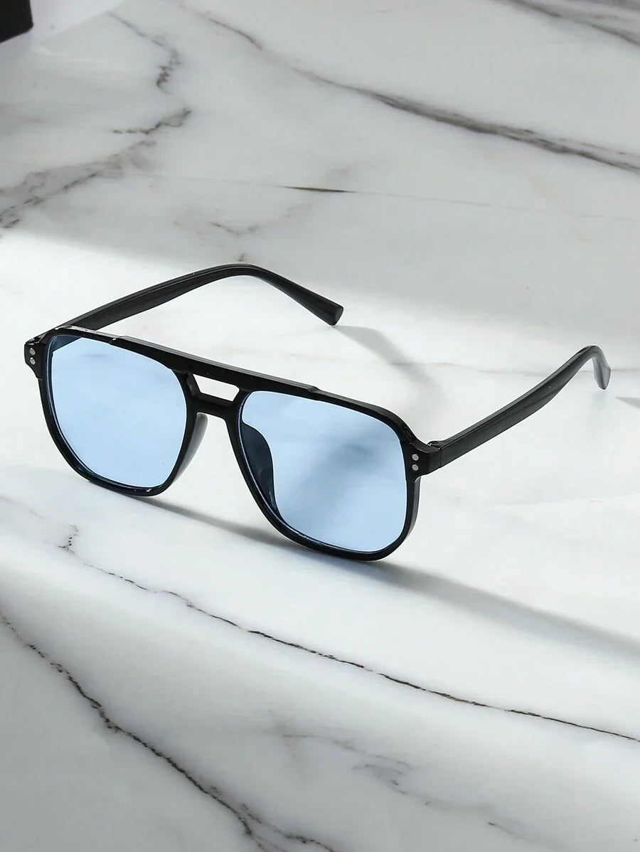 Lunettes de soleil homme à pont clé