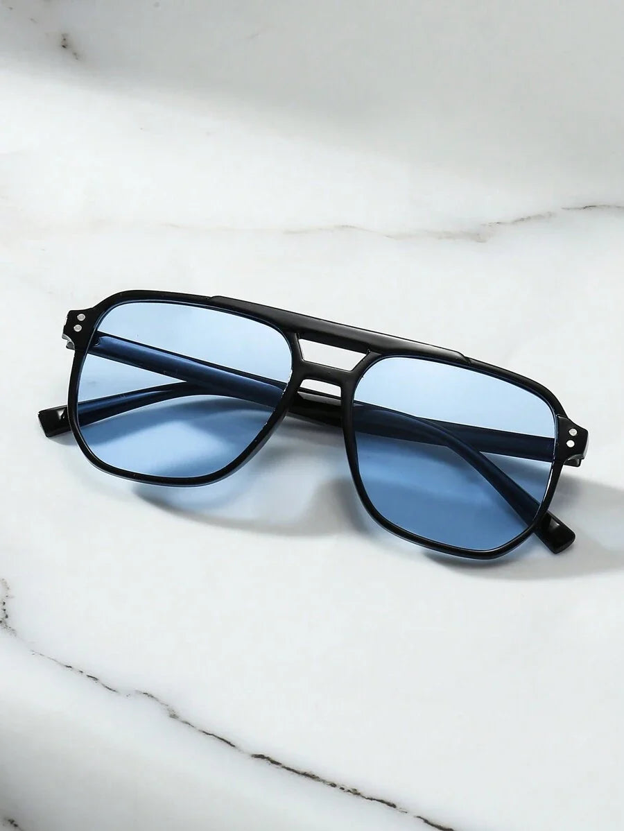 Lunettes de soleil homme à pont clé