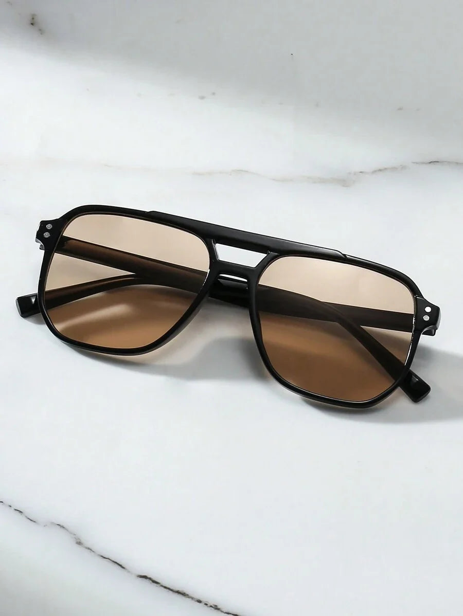 Lunettes de soleil homme à pont clé