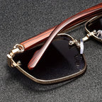 Lunettes de soleil homme géométriques
