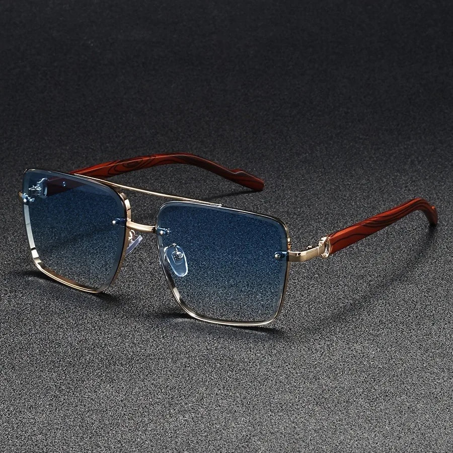 Lunettes de soleil homme géométriques