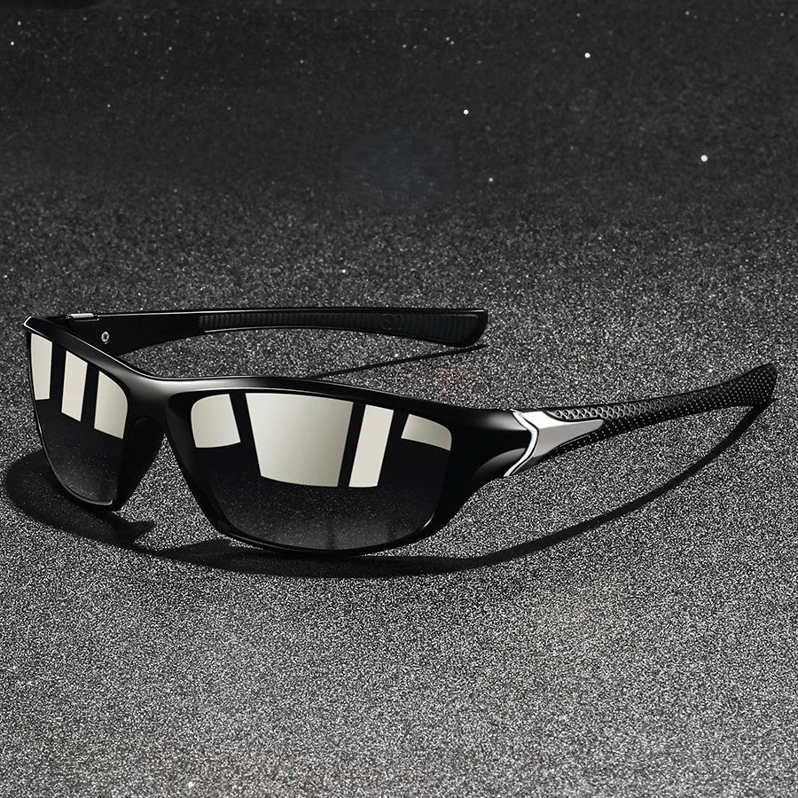 Lunettes de soleil homme rectangulaires