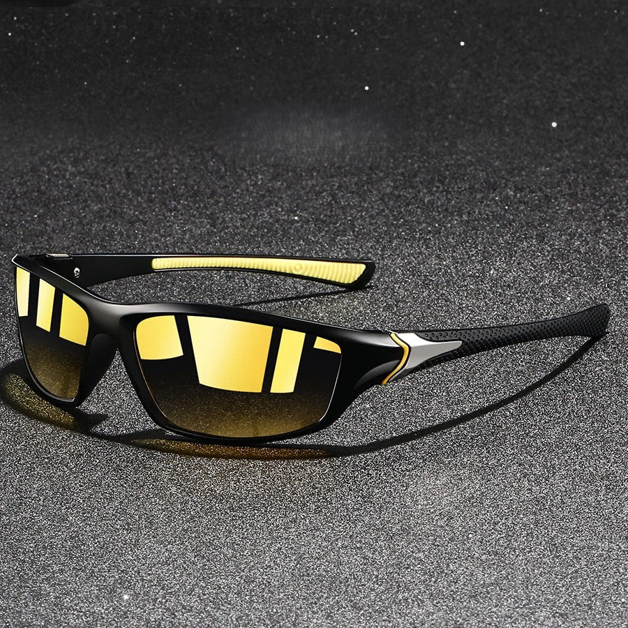 Lunettes de soleil homme rectangulaires