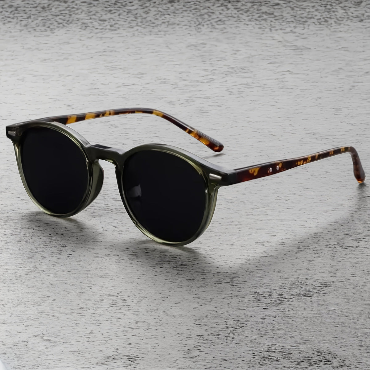 Lunettes de soleil homme rondes
