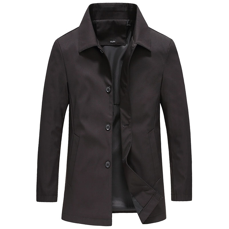 Manteau homme à col classique