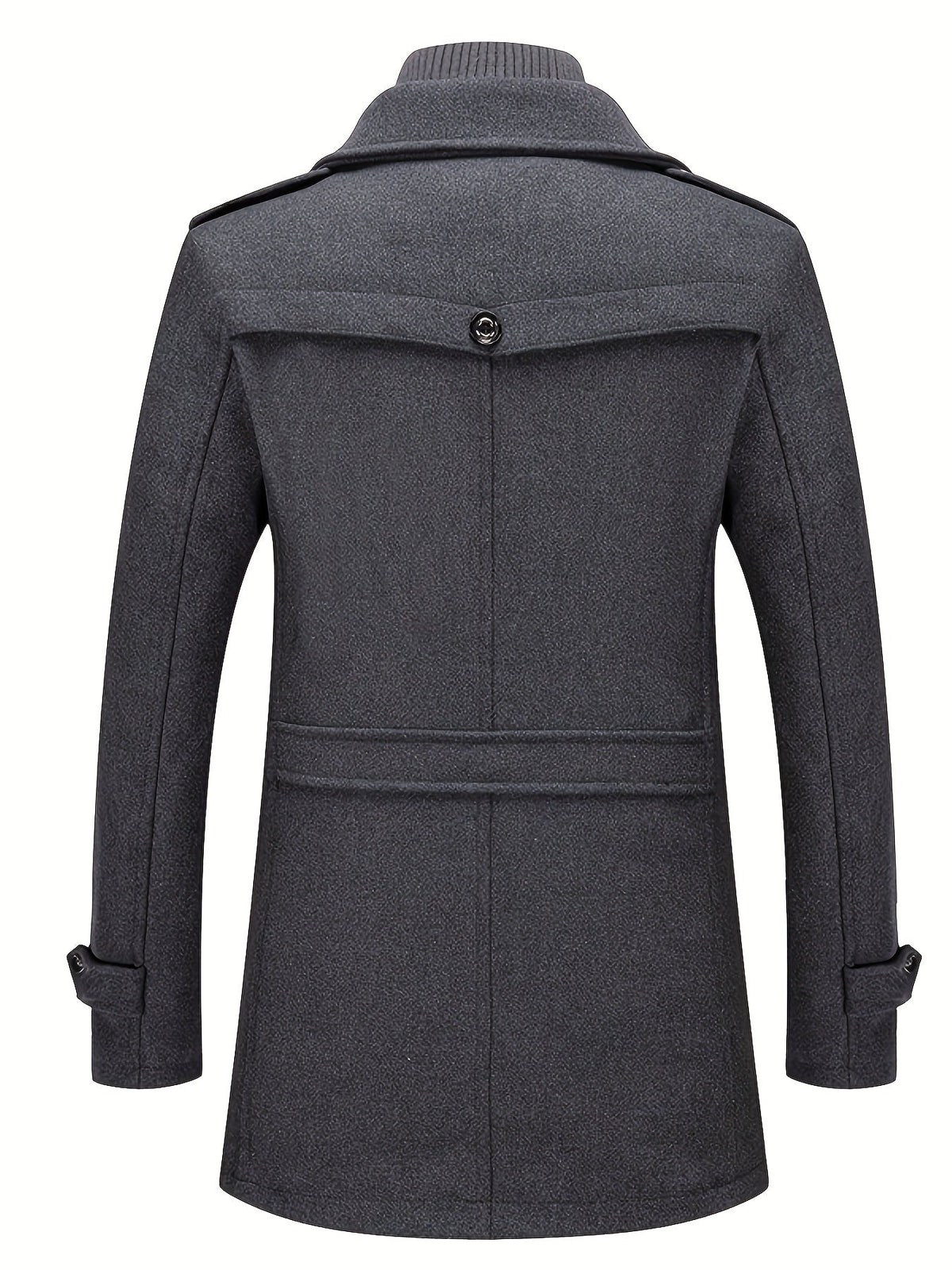 Manteau Homme Long à Col Montant