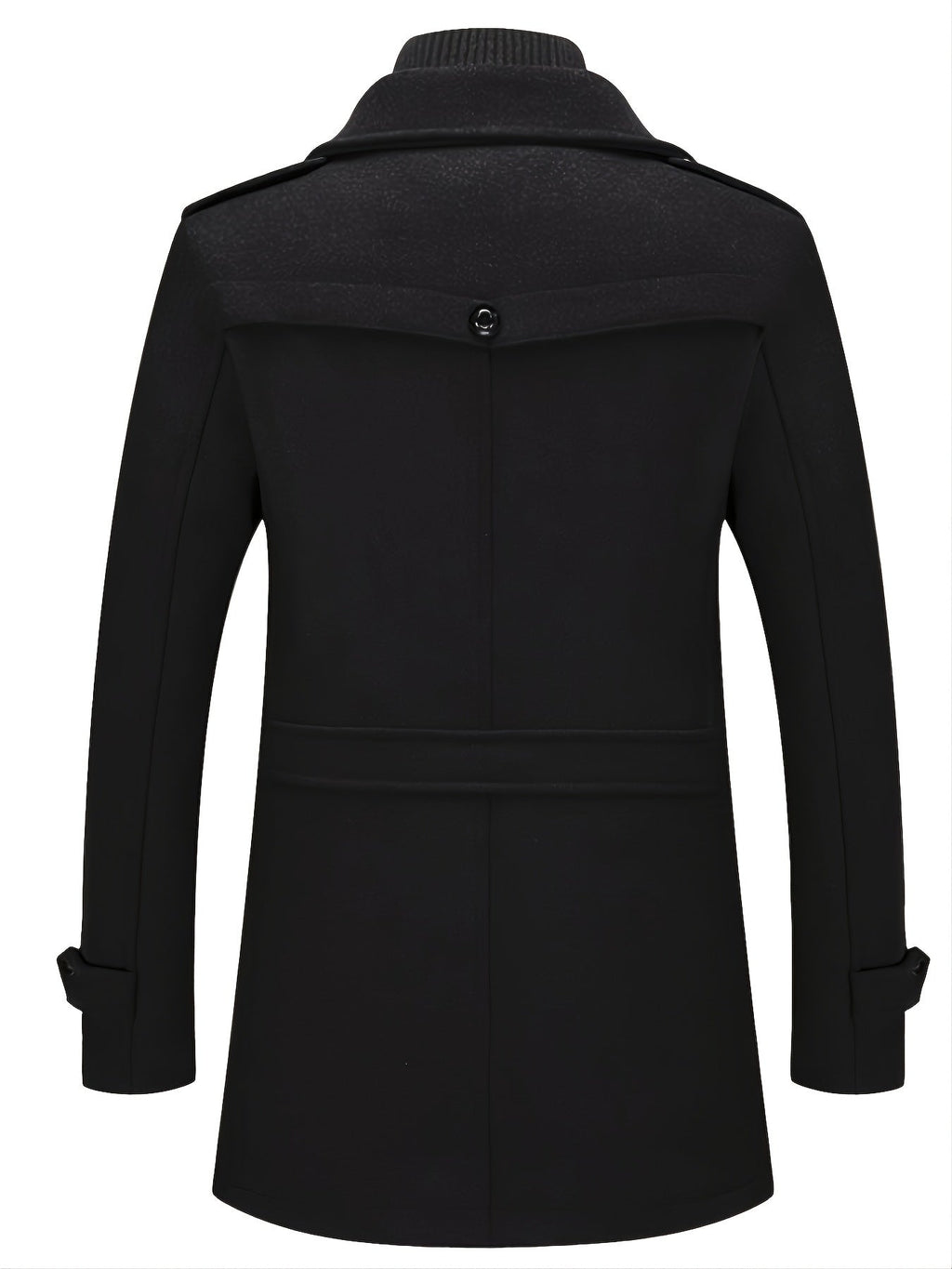 Manteau Homme Long à Col Montant