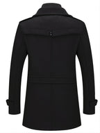 Manteau Homme Long à Col Montant