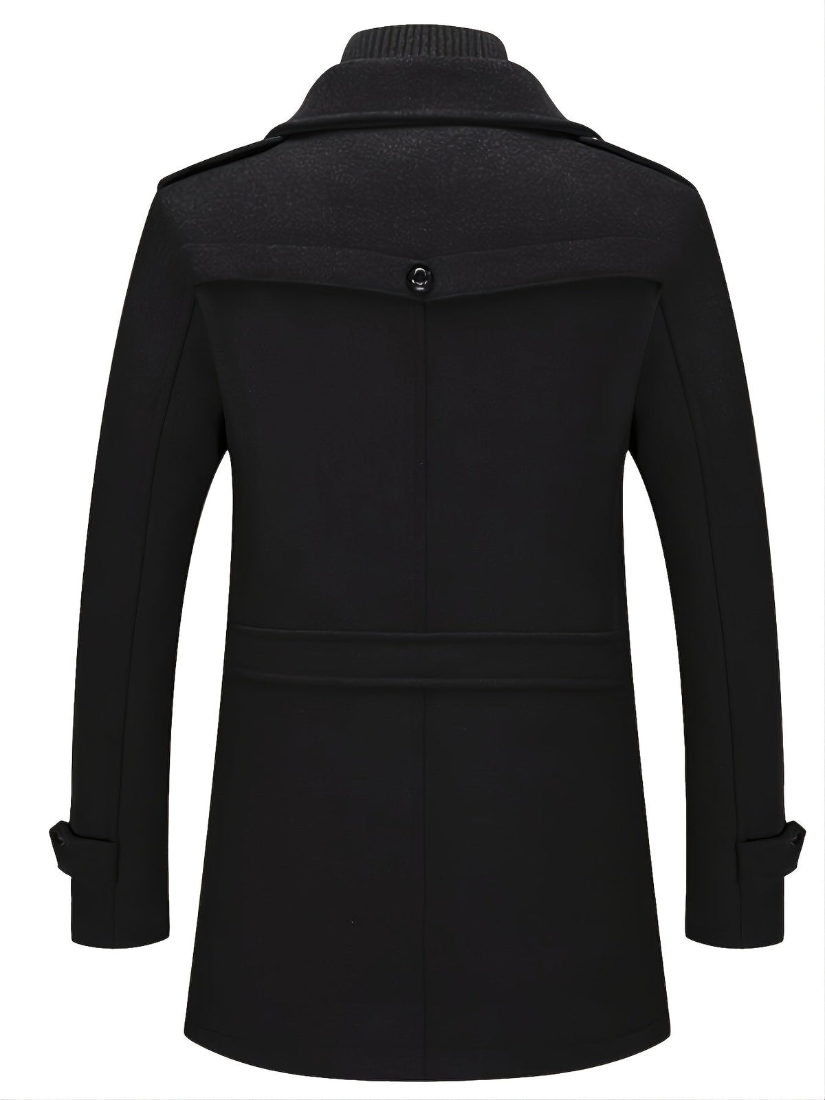 Manteau Homme Long à Col Montant