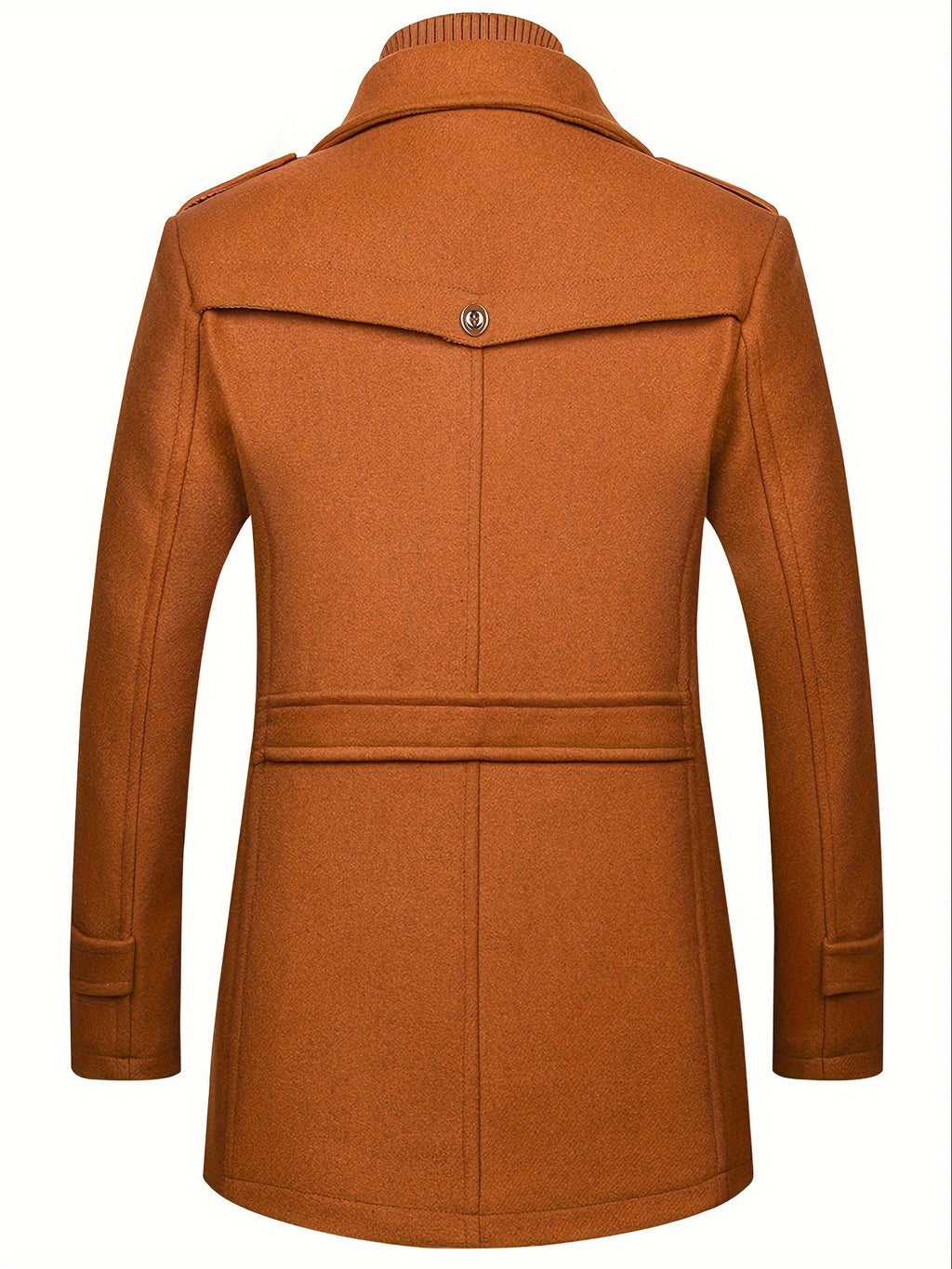 Manteau Homme Long à Col Montant