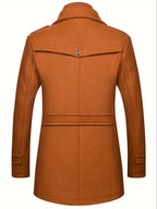 Manteau Homme Long à Col Montant