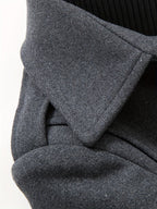 Manteau Homme Long à Col Montant