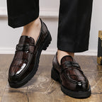 Mocassins habillés homme à boucle