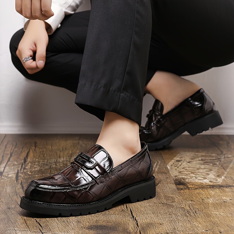 Mocassins habillés homme à boucle