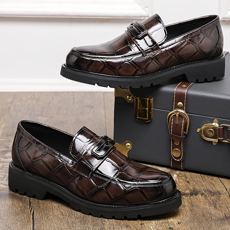 Mocassins habillés homme à boucle
