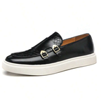 Mocassins homme à boucles