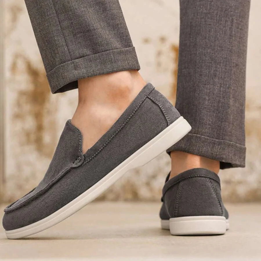 Mocassins homme à bout rond