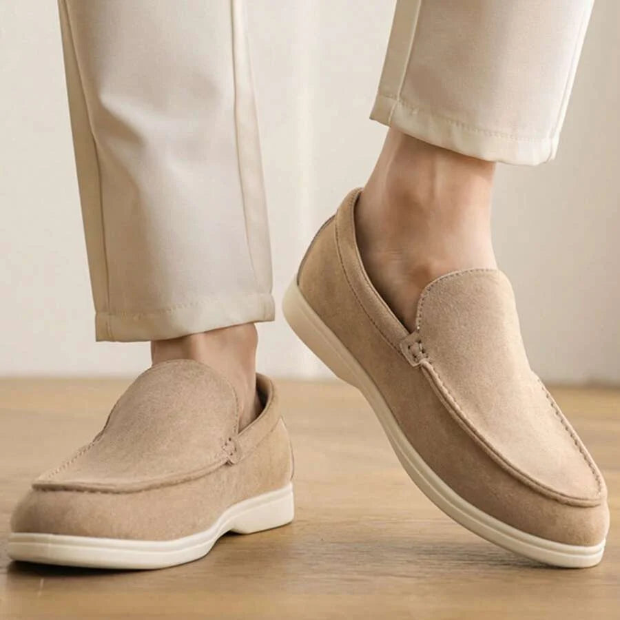 Mocassins homme à bout rond