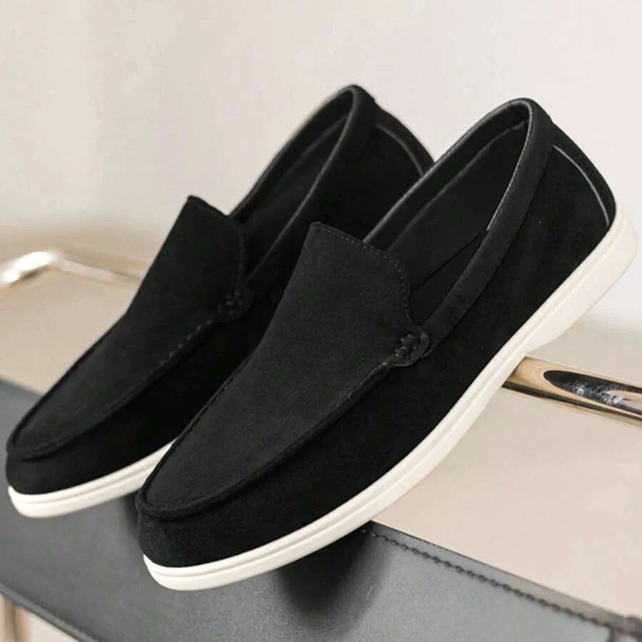 Mocassins homme à bout rond