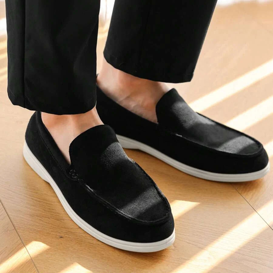 Mocassins homme à bout rond