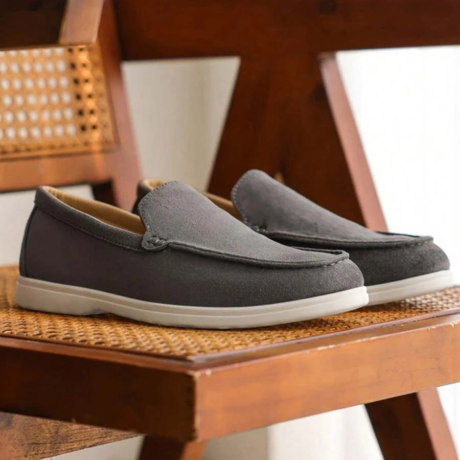 Mocassins homme à bout rond