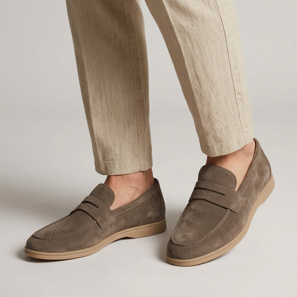 Mocassins homme à bride