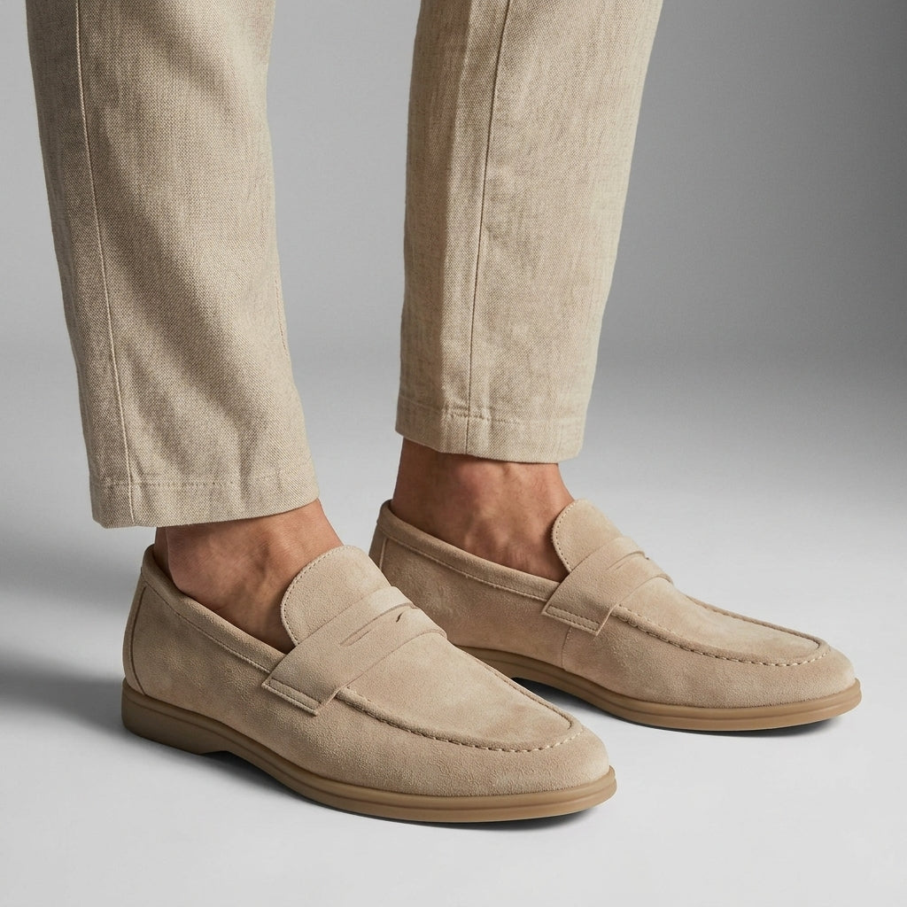 Mocassins homme à bride
