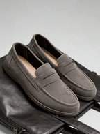 Mocassins homme à bride
