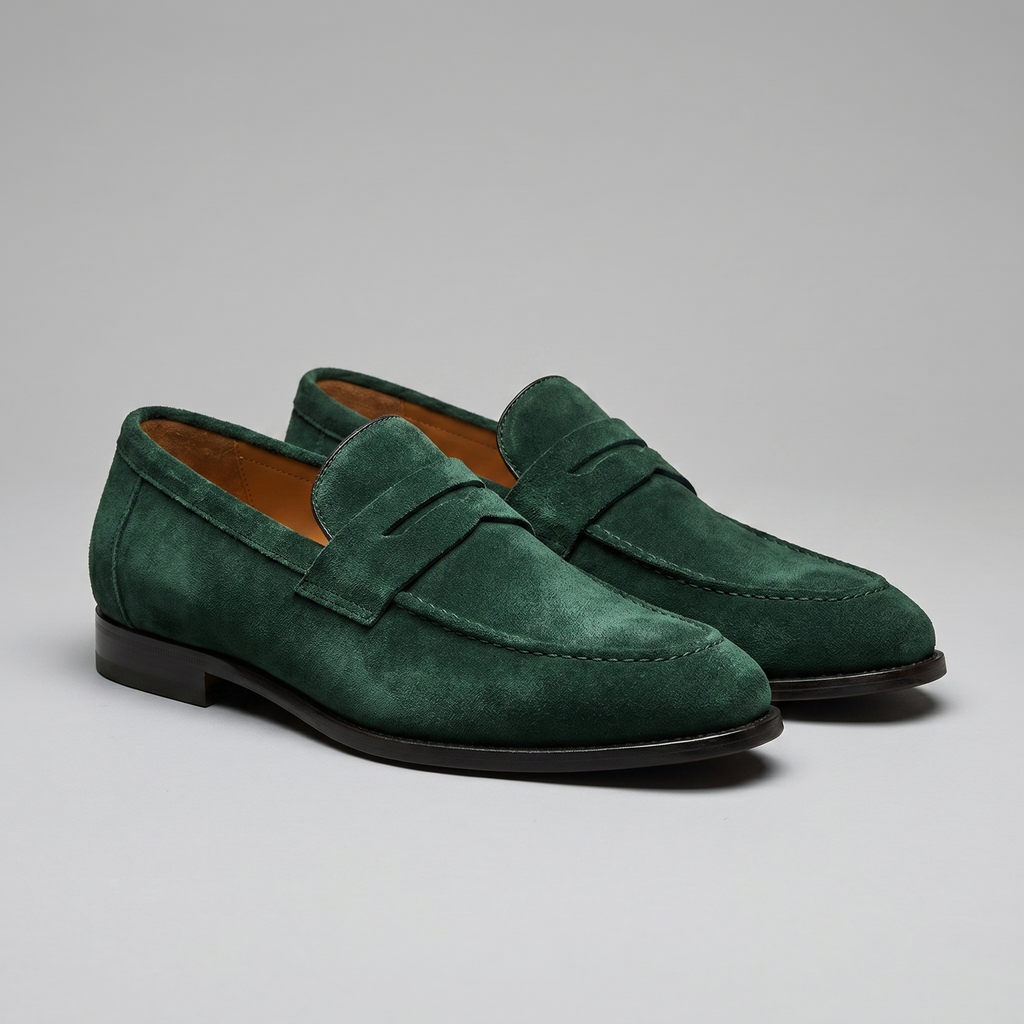 Mocassins homme à bride cousue