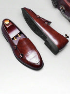 Mocassins homme à brides double boucle