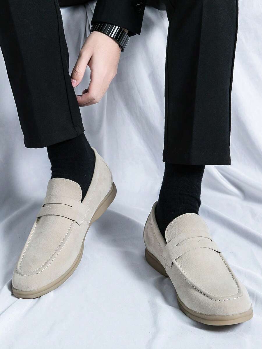Mocassins homme à découpe frontale