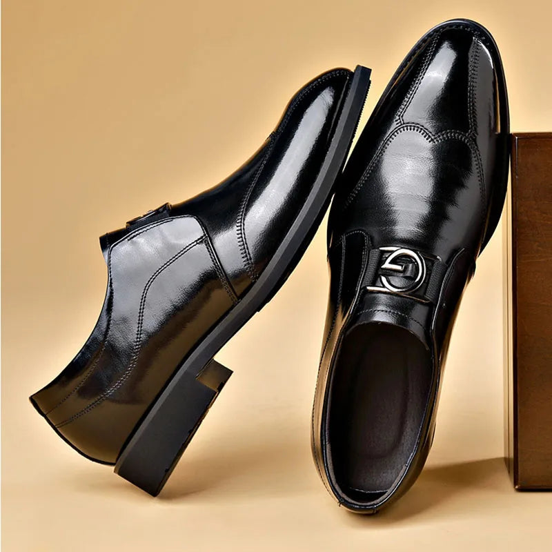 Chaussures homme à lacets bout allongé