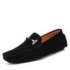 Mocassins homme à mors métallique